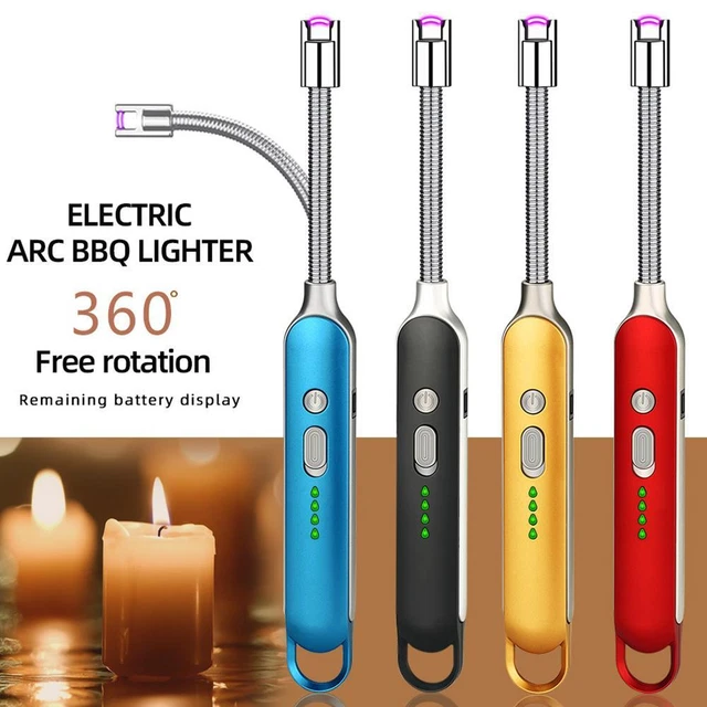 Electric Candle BBQ Gas Cooker Oven Stove Lighter Flexible Rechargeable P9Q4