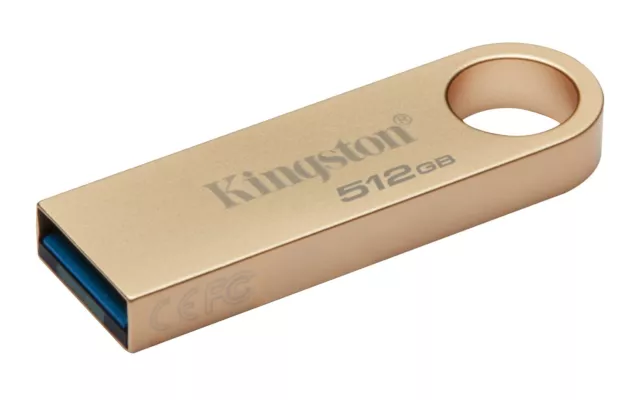 Kingston USB 64GB 128GB 256GB 512GB DataTraveler Metal Type-A Flash Drive 3.2