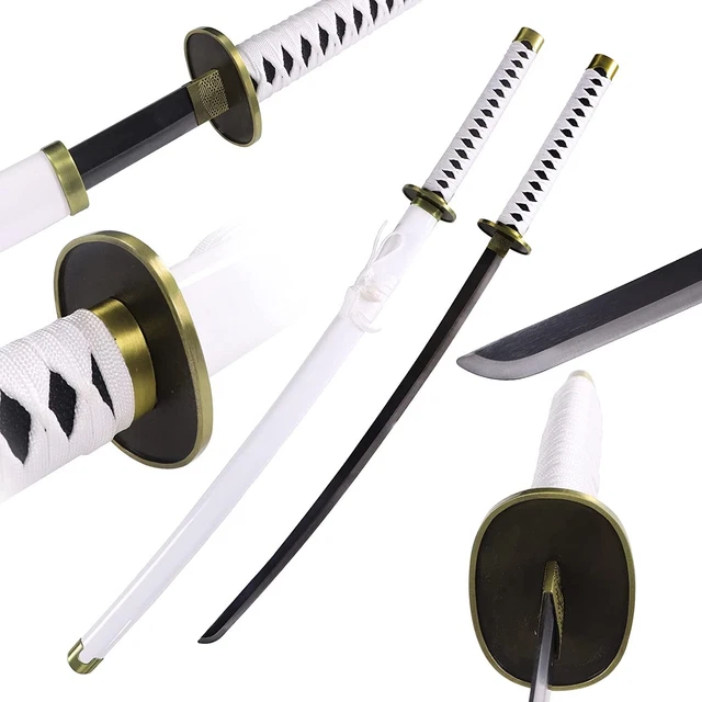 Katana Wado Ichimonji Zoro One Piece - Sabre Entraînement Tout Plastique Polypropylène 105 Cm + Fourreau, Idéal Pour Combat Cosplay Et Kendo