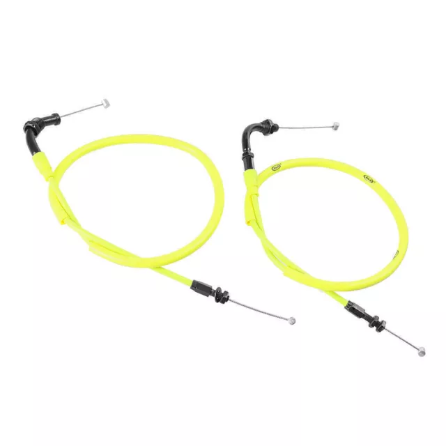 Motorcycle Accelerator Yellow Lines Throttle Cables for Honda CBR600RR 2007-2012