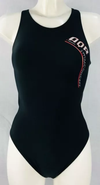 Costume Piscina Astro Nero Mare Nuoto Logo Intero Black Tuffi Donna Olimpionico