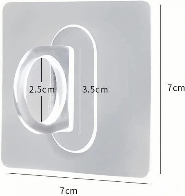 Adhesive Spray Bottle Holder,Set of 10,Wall Hooks for Hanging Without Nails