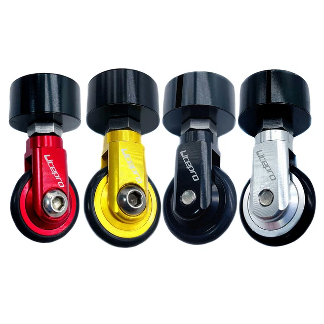 Folding Bike Easy Wheel 33.9mm Seatpost Seat Post Mounted Roller Accessories