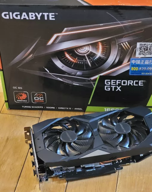 Gygabyte GeForce GTX 1660 OC 6G GDDR6 Video Card