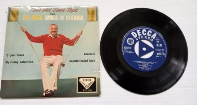 Ted Heath And His Music – Four All Time Tops From Ted ...7" VINTAGE VINYL RECORD