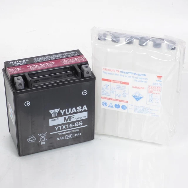 Batterie Yuasa pour Moto BMW 1600 K B 2017 à 2020 Neuf