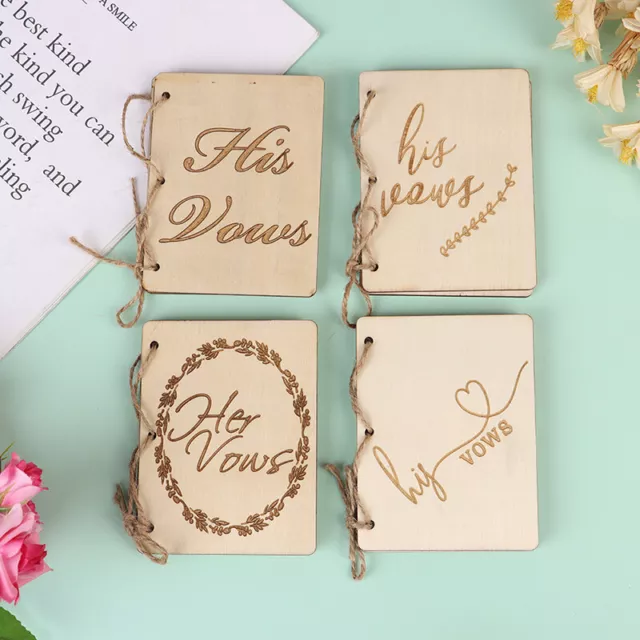 2 pz libri voti di nozze voto matrimonio notebook creativo robusto manuale di carta Kraft *H7