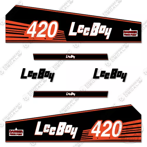 LeeBoy 420 Decal Kit Roller - 7 YEAR OUTDOOR 3M VINYL!