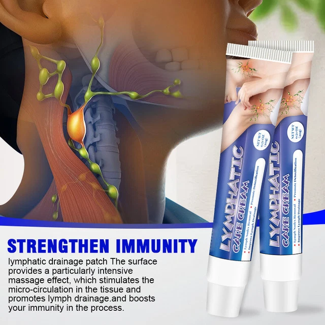LYMPHATIC CARE CREAM 20 g Armpit Lymph Nodes Neck Anti-Swelling ...