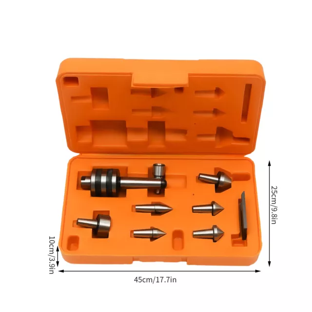 MT3 Universal Morse Taper Live Center 3 MT Set Lathe 7 Interchangeable Points US 2