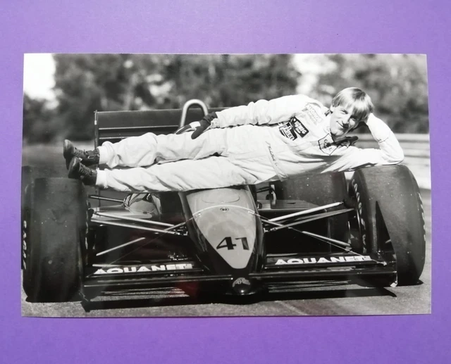 RARITÄT! ALTES PRESSEFOTO, Joachim Winkelhock, AGS, Formel 1 GP 1989