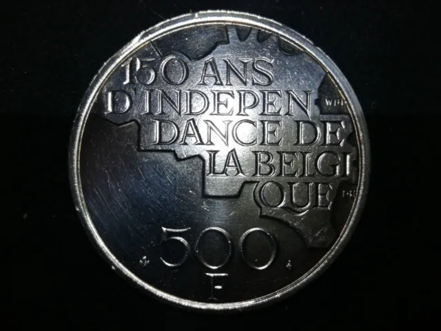 Pièce 500 francs Indépendance Belgique 1830-1980 sous-capsule