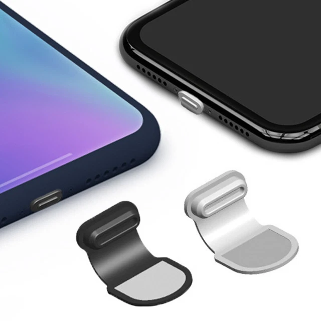 Lot De 6 Bouchons Anti-poussière USB-C Transparents - Protection Pour Ports Type-C De Smartphone, Tablette, PC - Faciles à Installer