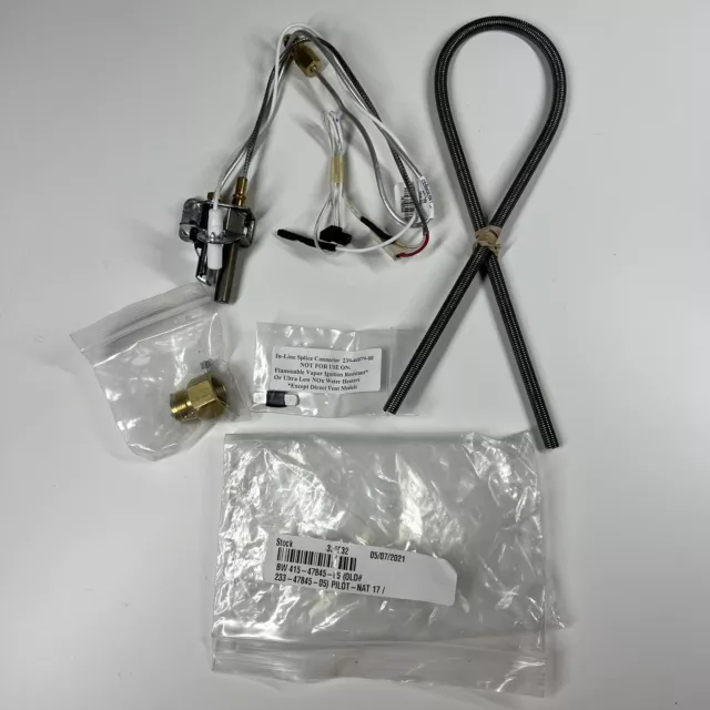 NEW Bradford White Honeywell 415-47845-05A Natural Gas Pilot Assembly Kit OEM