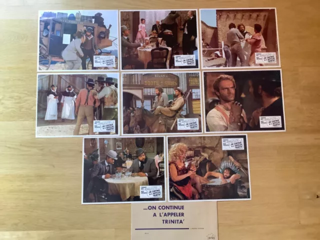 8 Photos « ON CONTINUE À L’APPELER TRINITA « 1971- Terence HILL- Bud SPENCER -