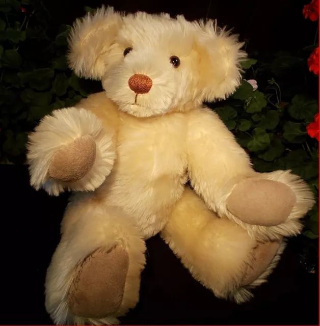 Jointed Mohair ? Teddy Bear Vintage 1988 Signed KB Kathy Bannan Bears