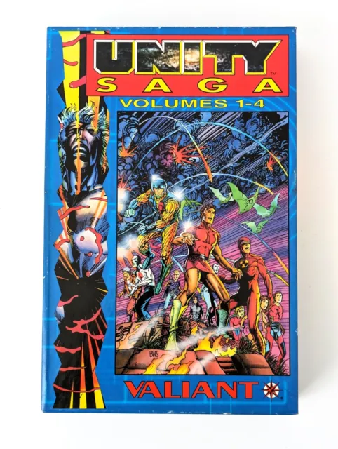 Unity Saga Vol. 1-4 first edition 1994  Valiant Box Set Comic Book TPB Graphic