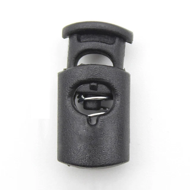 Sac Régulation Boucle Artisanat Boîte Ajusteur Orbes Noir Plastique Corde Verrou