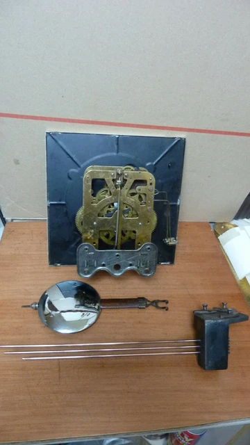 GOOD OLD &HAC& Wall Clock Ting-Tang Movement & Dial-Hands-Pendulum ...