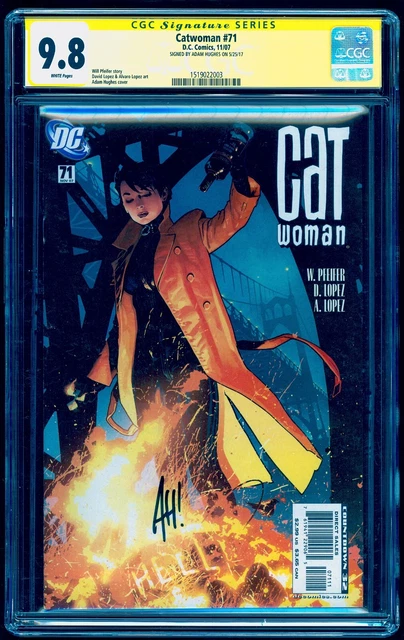 CATWOMAN 71 CGC 9.8 SS ADAM HUGHES 💎 1 of 3 SIGNED SCARCER THAN 51 58 or 72