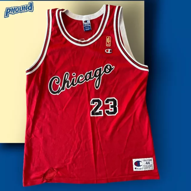 Vintage Champion Michael Jordan #23 Chicago Bulls Gold 50th NBA