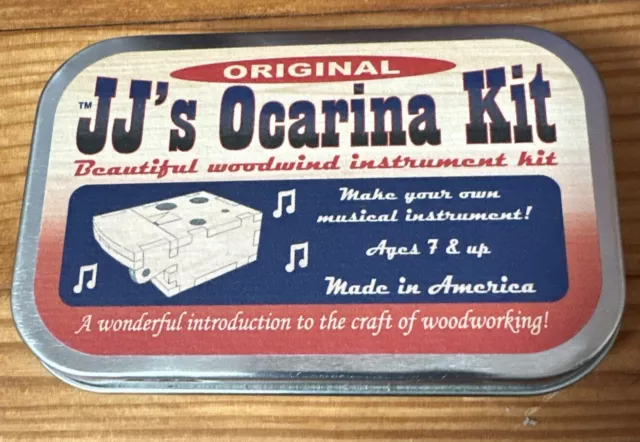 JJ's Wood Ocarina Kit “Make Your Own Musical Instrument” - Woodwind Puzzle Kit!