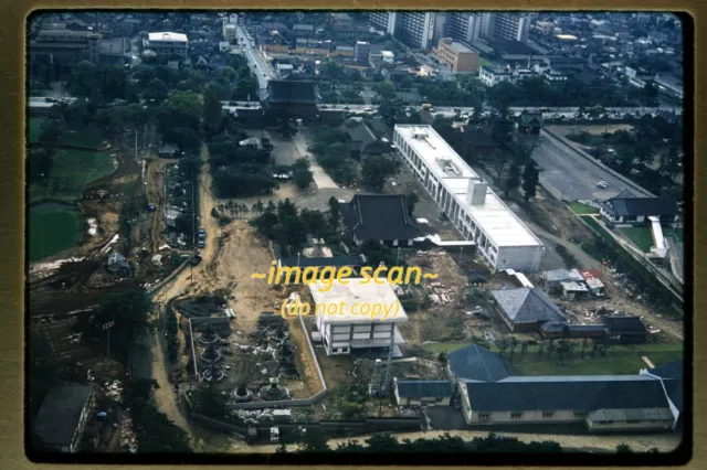 Tokyo, Japan, Aerial View in 1961, Kodachrome Slide m12b