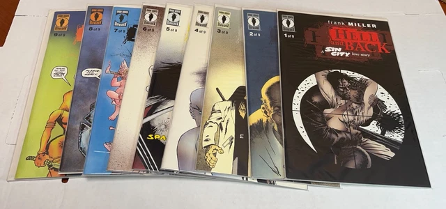 Frank Miller Sin City Hell and Back 1-9 full run - Dark Horse Comic Lot - 1999