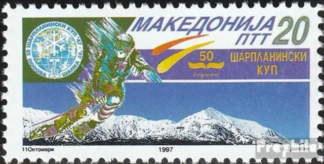 Makedonien 93 (completa Edizione) postfrisch 1997 Skirennläufer