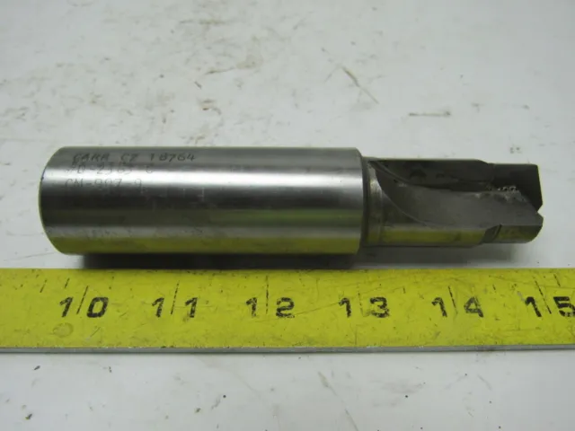 Carr 2383-C 27mm Carbide Tipped Coolant Thru Straight 2 Flute Step Drill