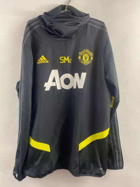 Manchester United Adidas MUFC WRM TOP DX9032 FOOTBALL AON SOCCER Scott McTominay