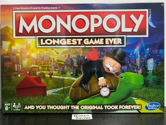 HASBRO MONOPOLY LONGEST Game Ever Exclusive Board Game New Sealed £43. ...