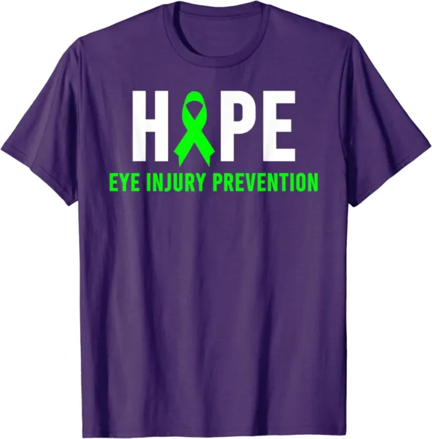 Hope Eye Injury Prevention Awareness Ribbon Cute Gift Unisex T-Shirt