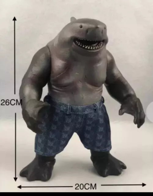Film Suicide Squad Stile King Shark Nanaue Modellino PVC Giocattolo 26 cm, Senza Scatola