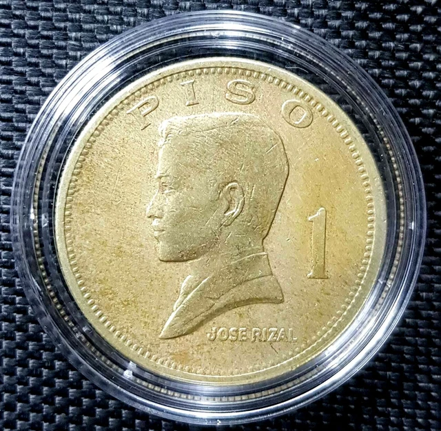 RARE 1972 PHILIPPINES 1 Peso Jose Rizal pièce, Ø33mm (+1 pièce GRATUITE) 16468 EUR 42,97