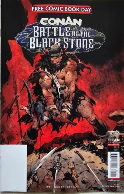 Titan Comics Conan Battle of The Black Stone FCBD Exclusive Comic May 2024