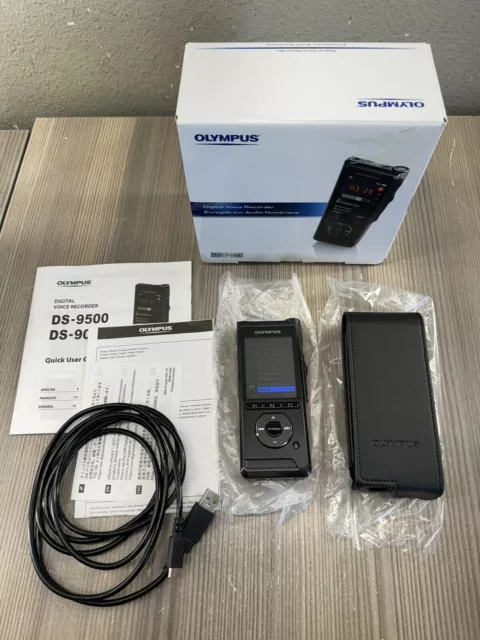 Olympus DS-9000 Professional Digital Dictation Recorder New Open Box