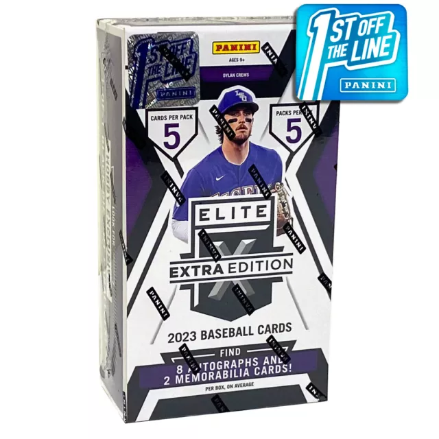 2023 Panini Elite Extra Edition Baseball 1st Off The Line (FOTL) Hobby Box