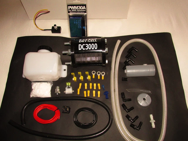 HHO Kit Universel DC3000 + Rehausseur MAF + CCPWM30A pour moteurs 2,4-3,6 Litres