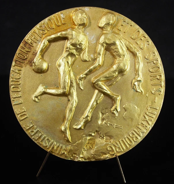 RARE ET GRANDE médaille en Bronze art déco Coopération par R.Pelletier