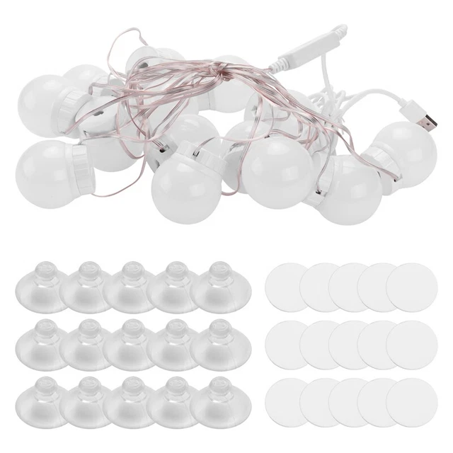 3 Modes Colors Makeup Light LED -Dimming Vanity Dressing Lamp Bulb USB 12V  Z4S2