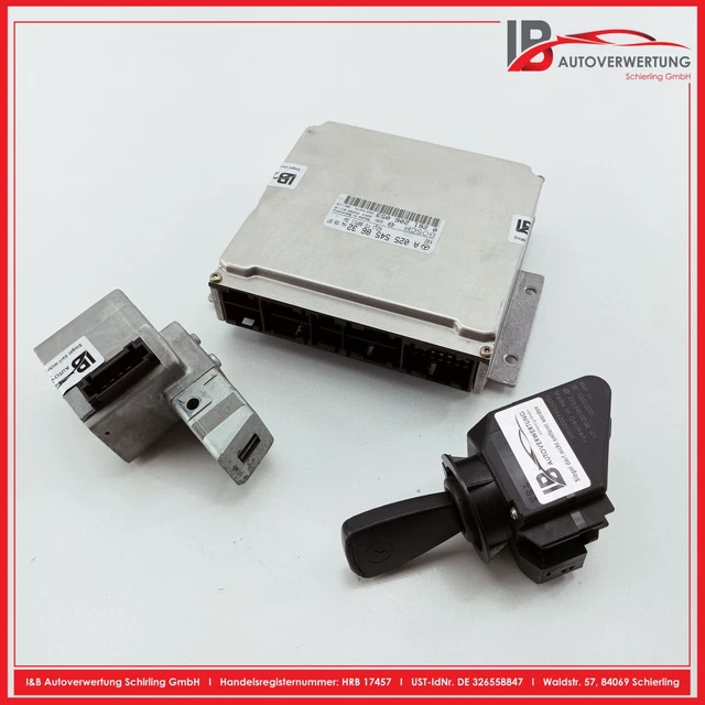 MERCEDES BENZ W208 W210 W202 Engine Control Unit Set A0255458632 Bosch