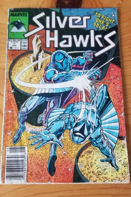 Marvel Star Comics Silverhawks 7 Htf Final Issue Reader Copy