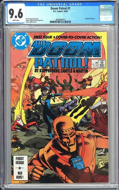 Doom Patrol #1 CGC 9.6 WP 1987 3839440013 1st Issue Wraparound Cover TV Show