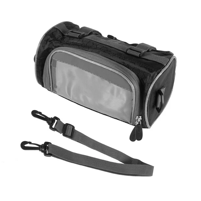 Borsa Da Manubrio 2,5L Impermeabile – 600D, Con Tracolla, Per MTB, City Bike E Bici Da Strada - copertina