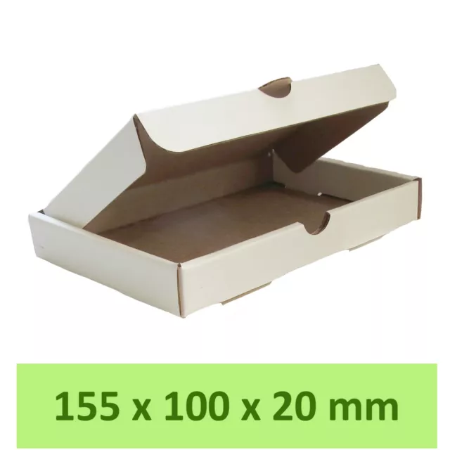 Maxibriefkartons Verpackungsbox Schachtel kisten Versandkartons 155x100x20 mm