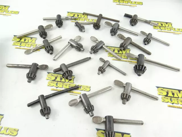 19 Assorted Drill Chuck Keys #2-#4 + Jacobs