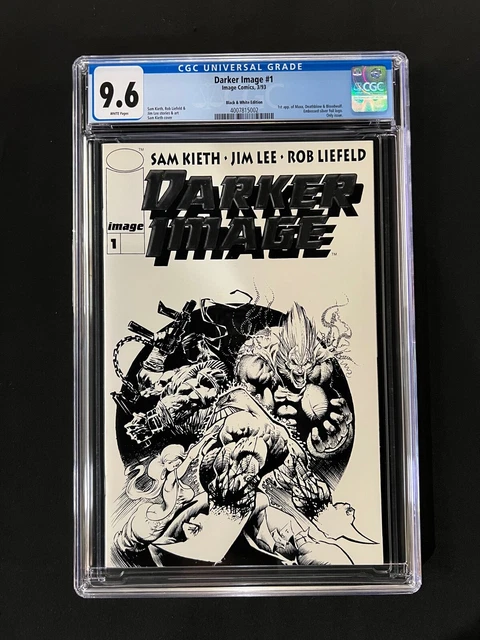 Darker Image #1 CGC 9.6 (1993) - Black & White Edition - 1st app Maxx, Deathblow