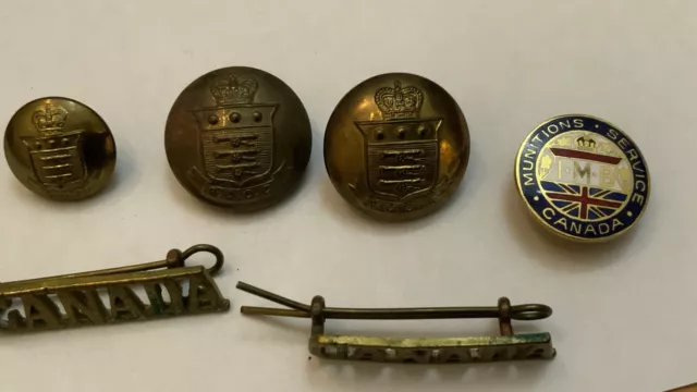 WW1 Munitions Service Canada Grouping