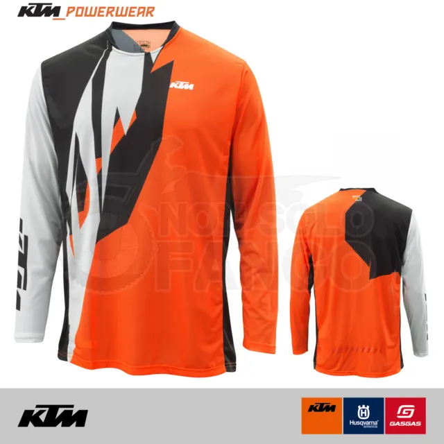 Maglia enduro KTM Power Wear 2024 POUNCE JERSEY ORANGE - XL